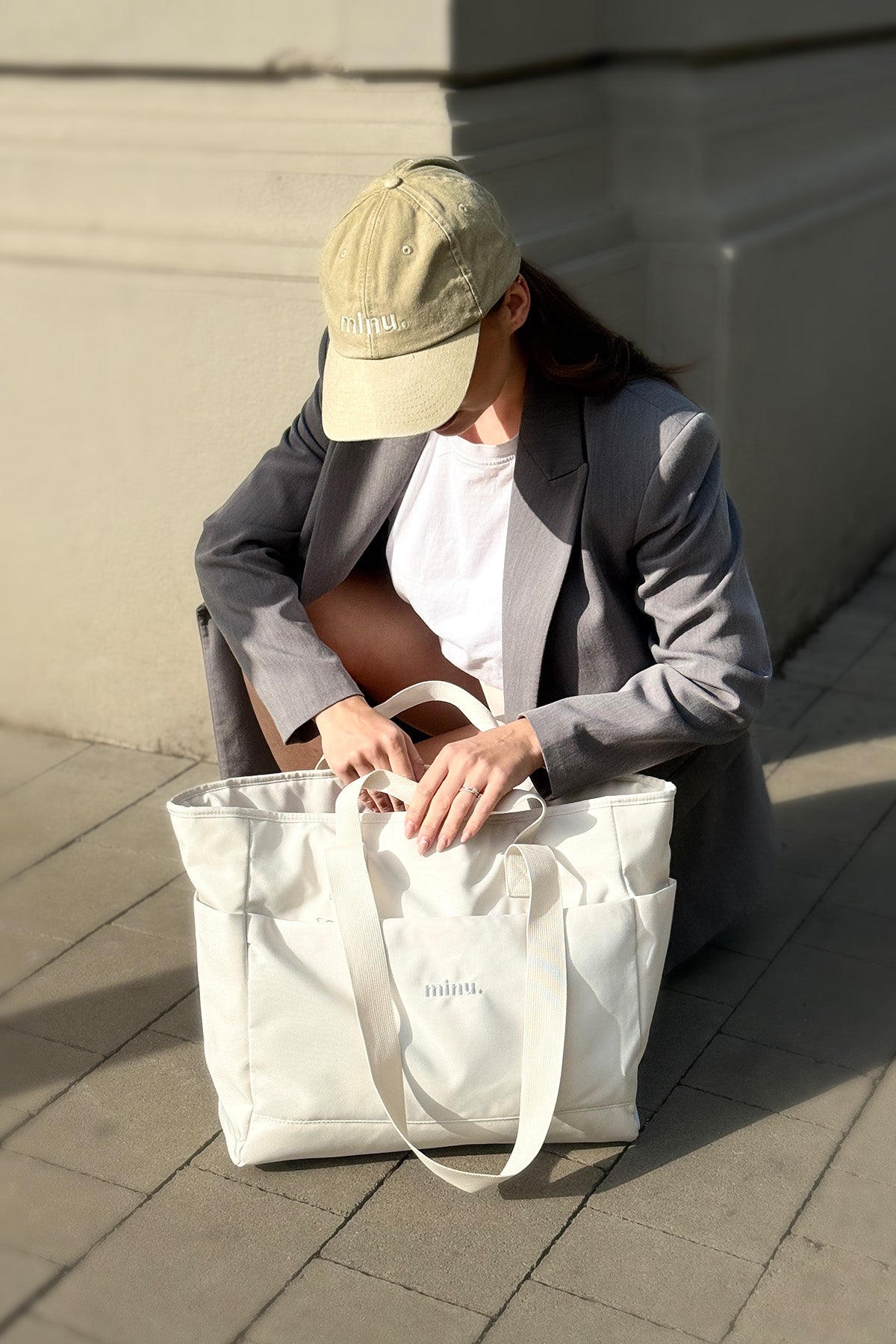 Minu Bag for mom beige