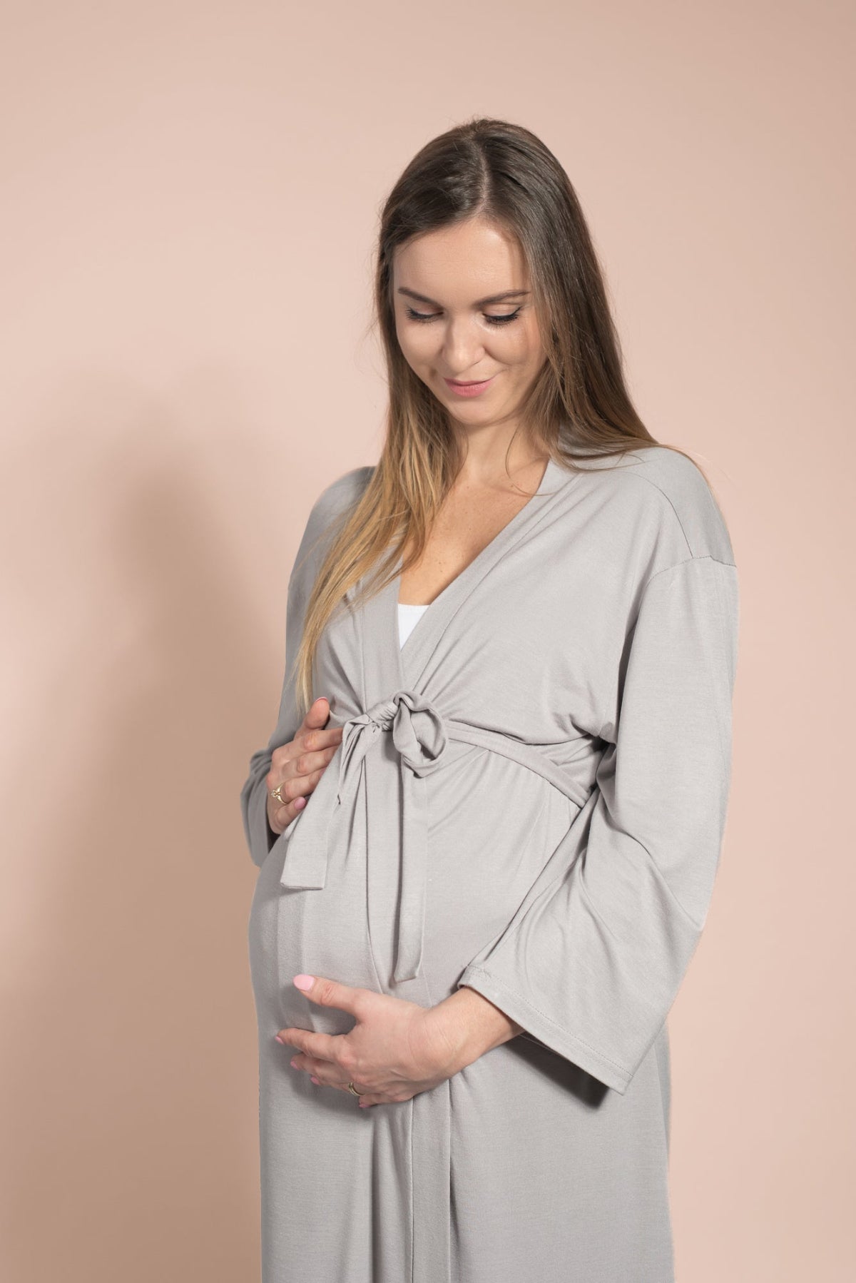 Robe for moms Silver Grey 4